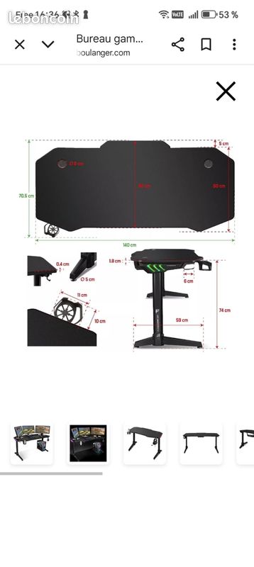 Bureau gamer (image 1)