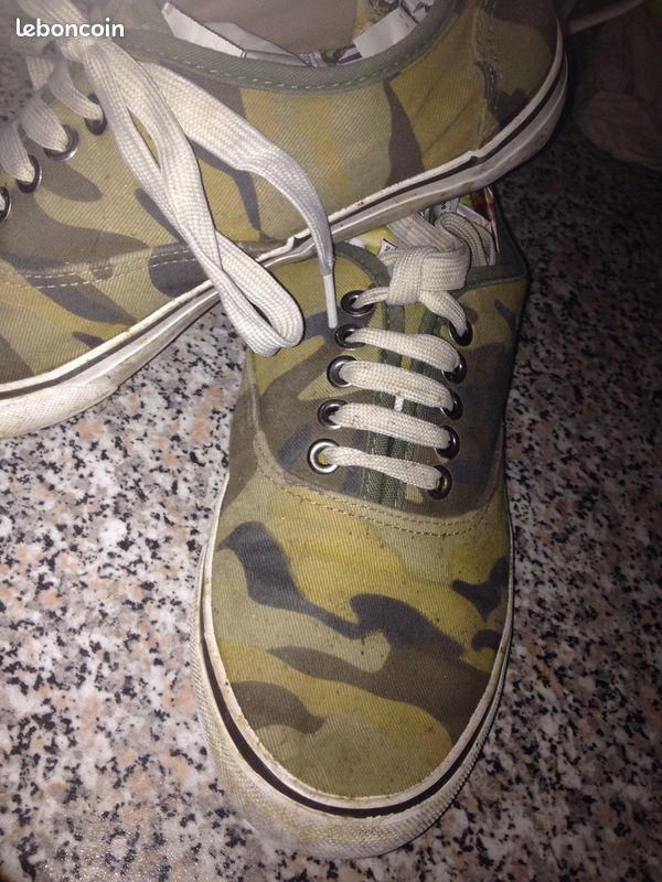 Basket toile militaire (image 2)
