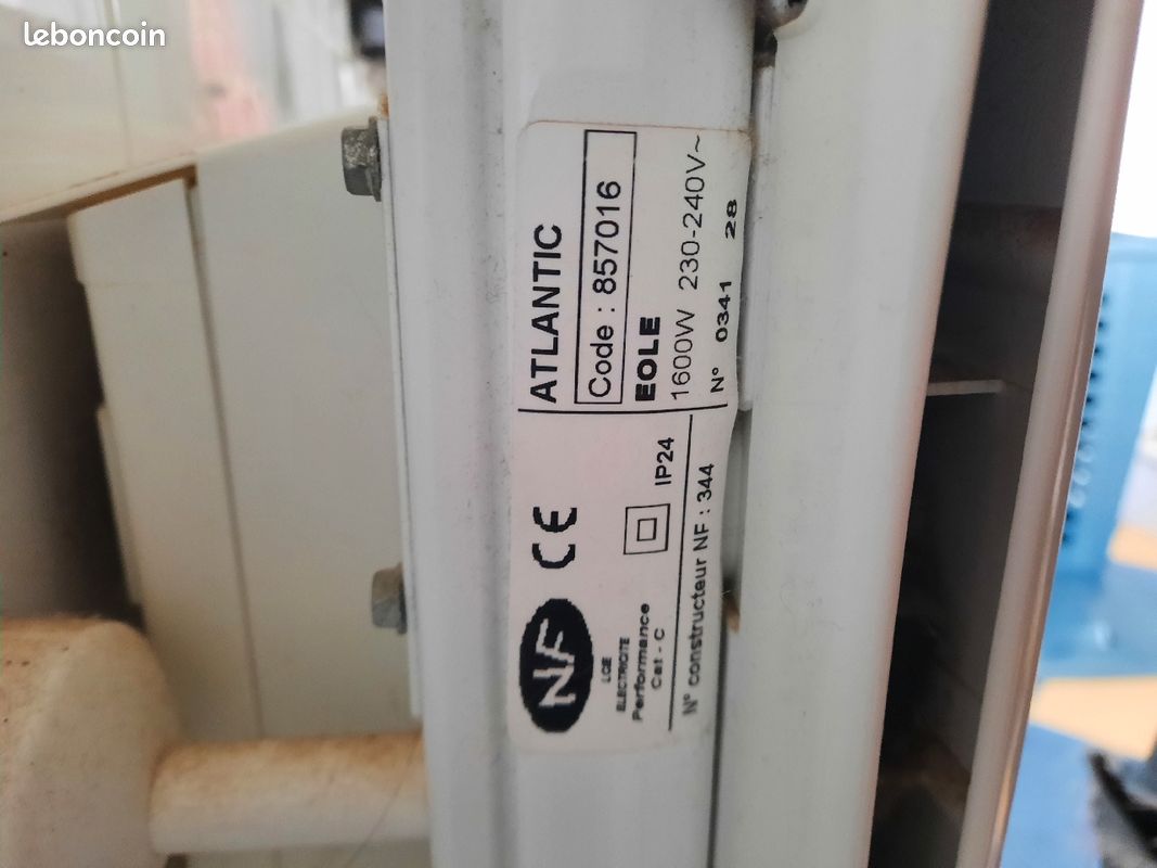 Seche serviettes soufflant Atlantic 1600w (image 2)