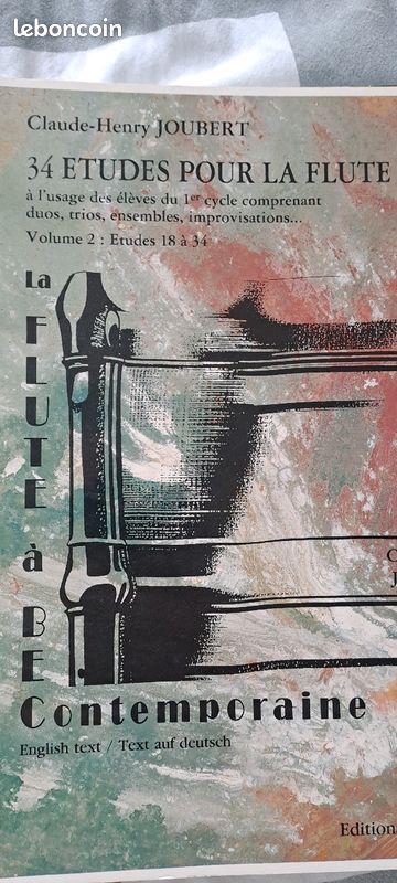 Partition flûte à bec JOUBERT (image 1)