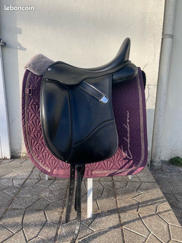 Selle WINTEC Isabell Werth Dressage Réglable Saddle Acmr Air System 17  Noir eB