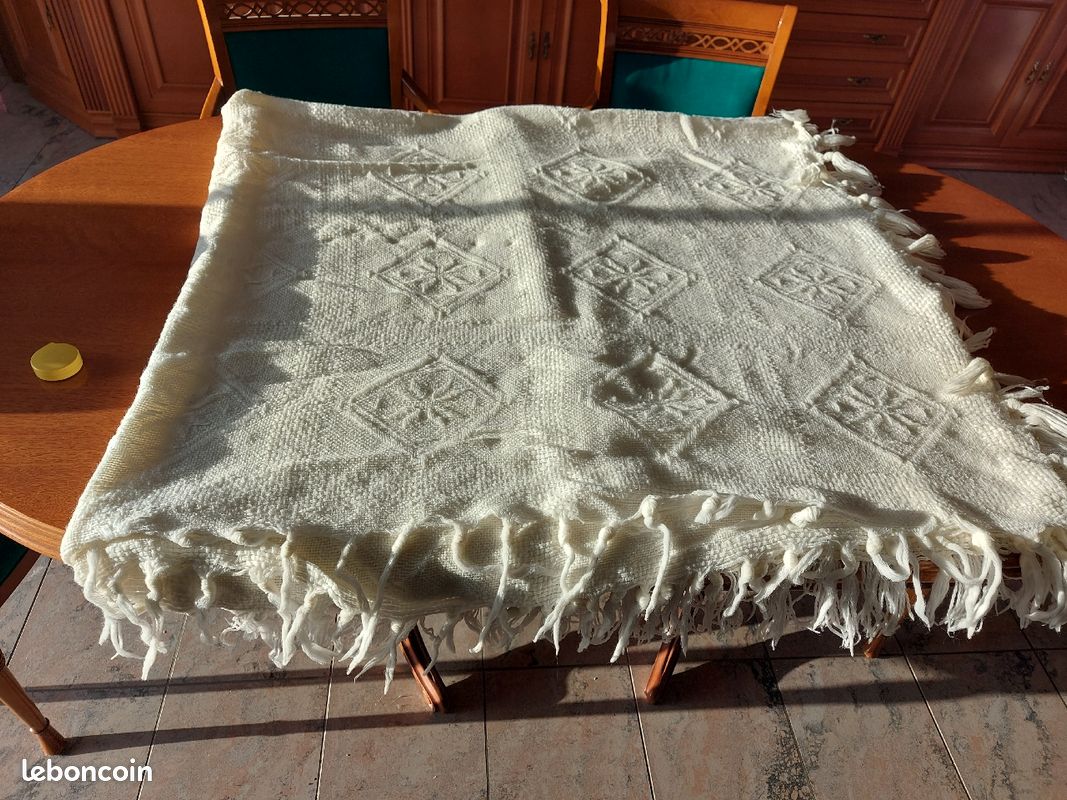 Dessus lit facon tricot lit 140x190cm (image 1)