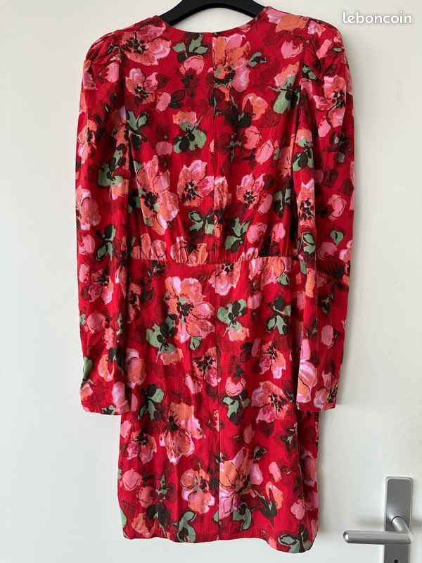 Robe Fleurie Robe Rouge H&m Robe H&M Courte Fleurie Décolleté