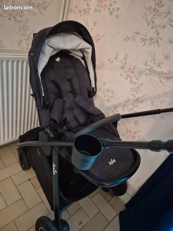 Poussette Trio Joie avec Base Isofix Équipement bébé