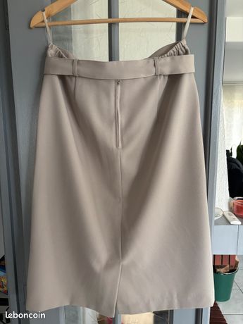 Jupe TEX - Taille 44 / XXL - Beige - Occasion Bon État
