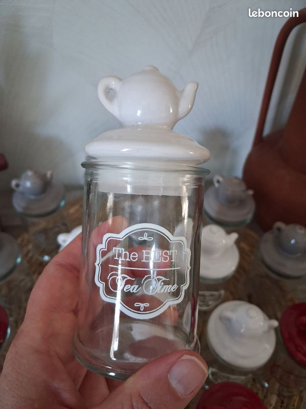 Théière orientale Vintage blanche ensemble fait à la main en céramique théière t