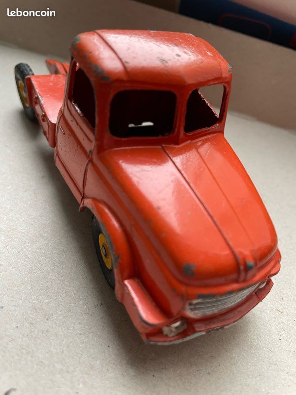 Dinky supertoys n°36a tracteur willeme avec semi-remorque fardier meccano - Collection