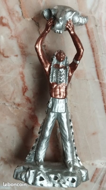 Rare Figurine indienne 1993 en étain fin (image 1)