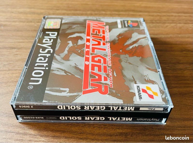 Metal Gear Solid + Missions Spéciales Pack – PS1 PAL – Très Bon état (FR)