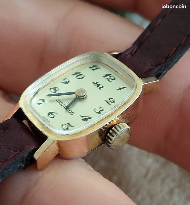 Montre Vintage Femme Prexa – Mécanique, 17 Rubis, Boîte 7, Bracelet Extensible Or/argent