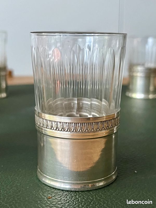 Set de 8 verres apéritif - Poinçon Minerve (image 9)
