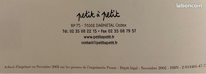 BD : Sur la terre ferme avec Hermann, édition originale cartonnée 2002, petit à petit (image 9)