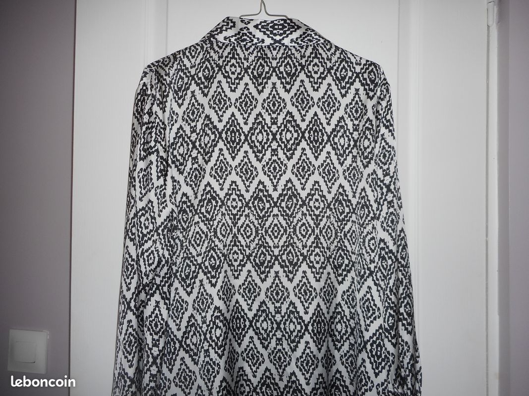 Chemisier satin Zara (image 3)