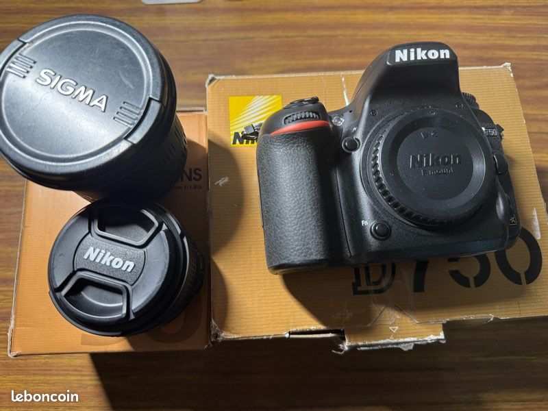 Nikon D750 avec 2 objectifs (image 1)