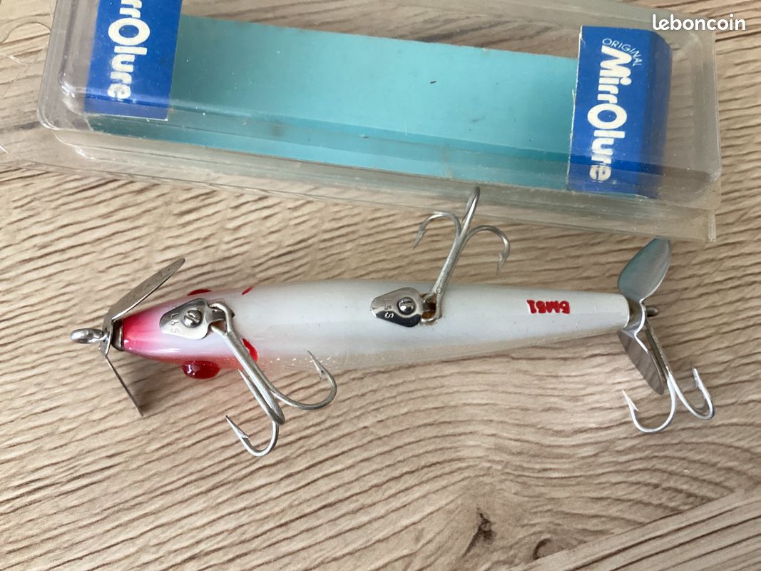 Lot De 4 Leurres Vintage L&S Mirrolure #16 – Crankbait Poisson Nageur Pour Pêche En Eau Douce