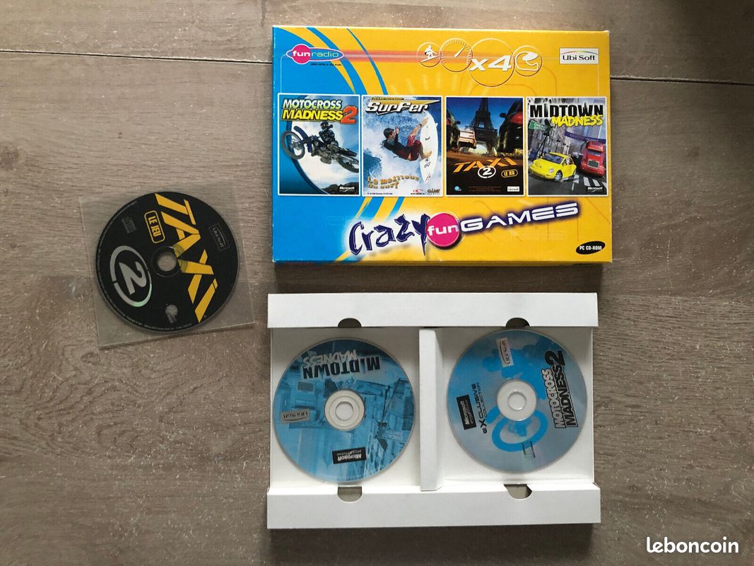 Jeu Taxi 2 - Version PC Big Box FR, Bon état, Genre Course Et Boxe