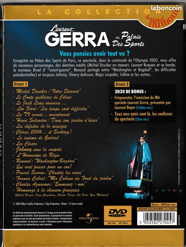 Laurent GERRA , 3 coffrets, voir les 6 photos (image 3)