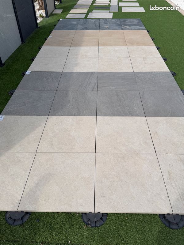 Carrelage 60x60 Cm Sur Plot 2 Cm Qualité Pro (image 3)