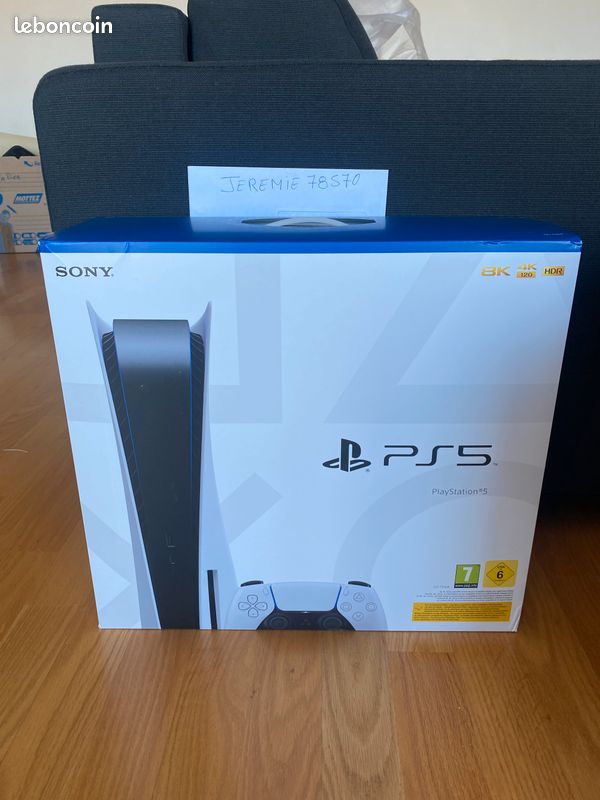 Ps5 édition standard avec Blu-ray neuve et scellée. Garantie 2 ans (image 1)