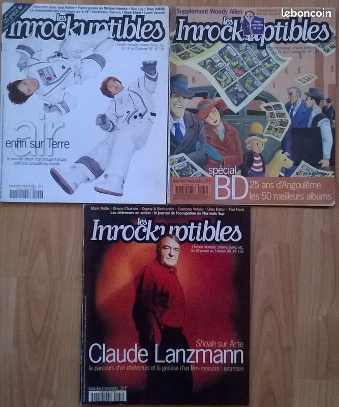 Les Inrockuptibles n°115 à n°141 à l'unité, à partir de 5 euros (image 6)
