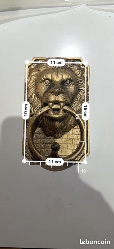 Canne De Marche Nautique En Laiton Avec Tête De Renard En Bois De Rose Vintage[N2326