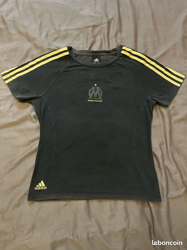 Tee-shirt adidas édition OM noir et doré Vêtements