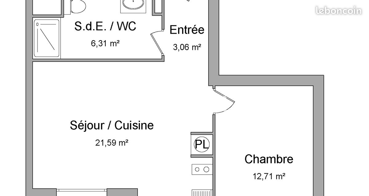 Appartement 2 pièces 44 m² · à Moissy-Cramayel · 44 m² · 810 €/mois
