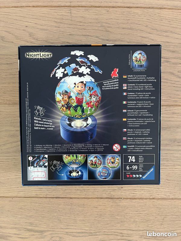 Pat Patrouille puzzle 3D night light (image 6)