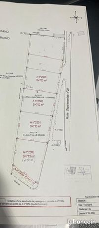 Terrain 703 m² Pleubian