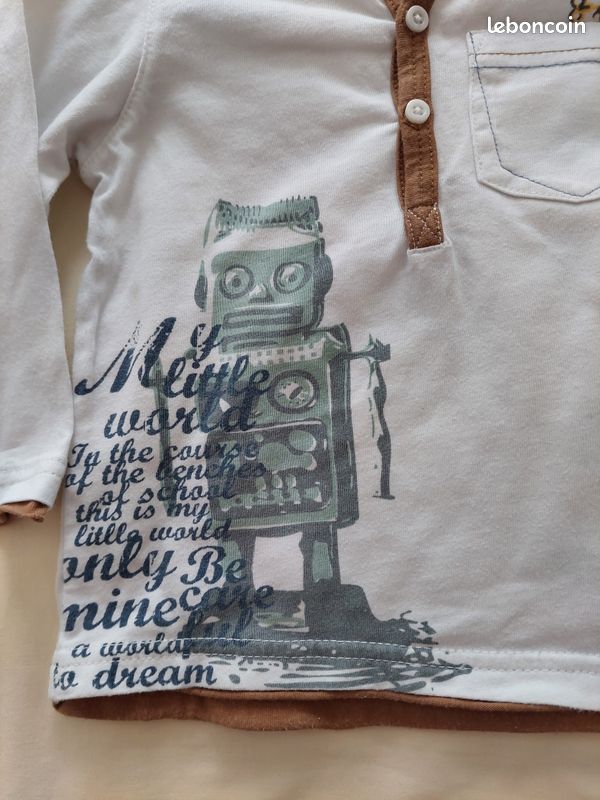 Lot de 4 teeshirts et deux chemises manches longues 18 et 24 mois (image 14)