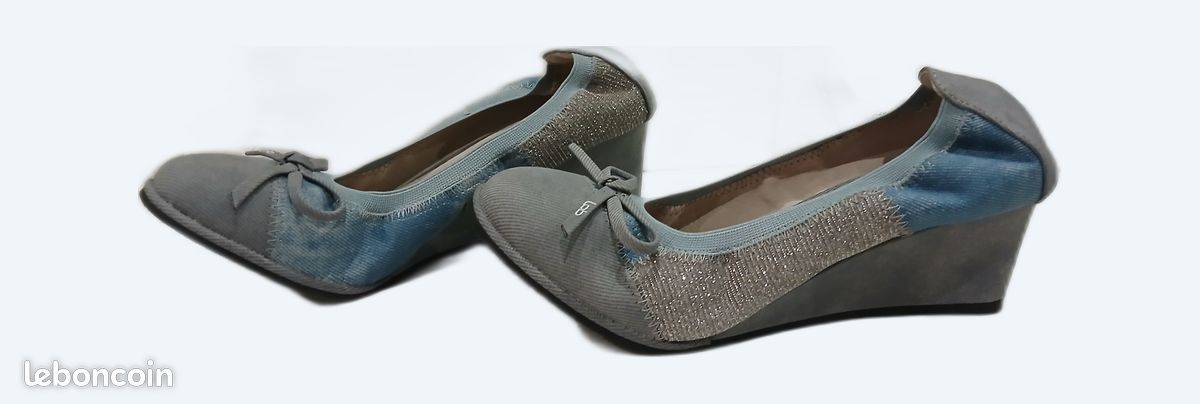 Chaussures, Les Petites Bombes, Pointure 36, Couleur : Bleu - Bon état (image 1)