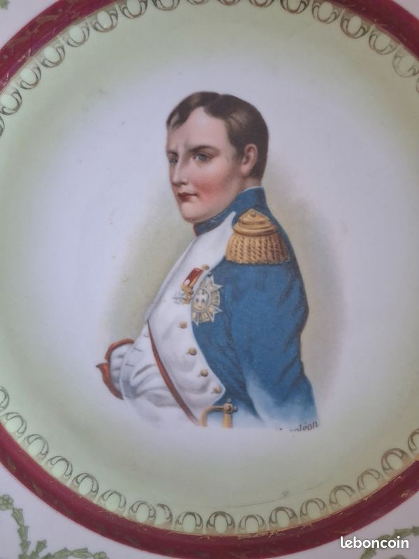 Assiette napoléon avec 4 lauriers (image 2)