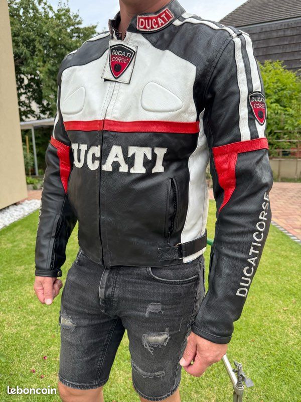Veste moto, Vintage Ducati Équipement moto