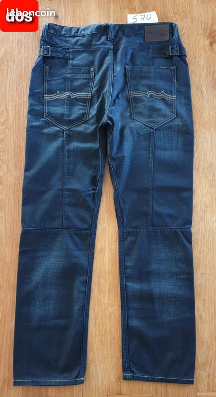 (570) Jean Teddy Smith Skinny Carrot Parfait état W36 L34 (image 8)