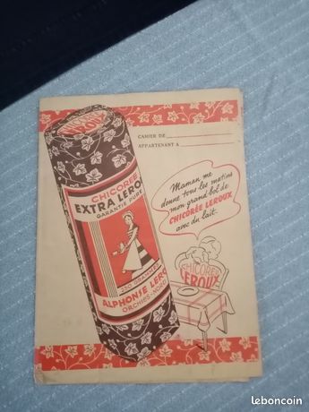 Protège cahier publicitaire fils WF - Retro-Livres