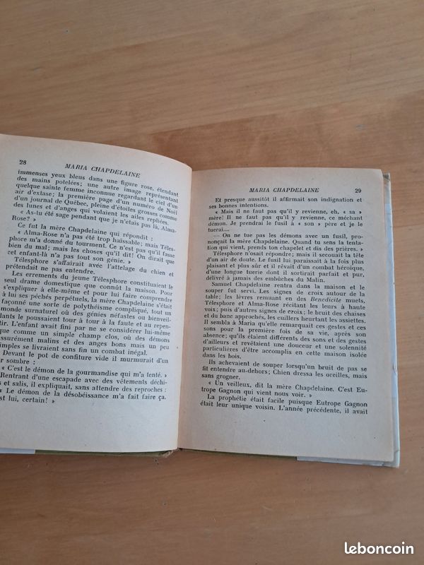 Livre Maria Chapdelaine (image 4)