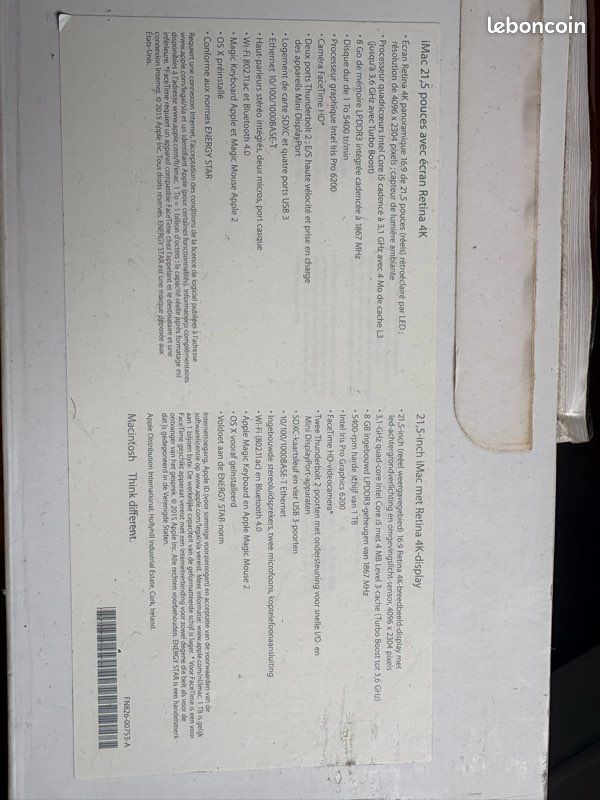 IMac Retina 4K 21.5 pouces (image 4)
