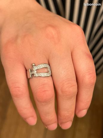 R4LAJ400 Elle Bague argent rhodié, zircons