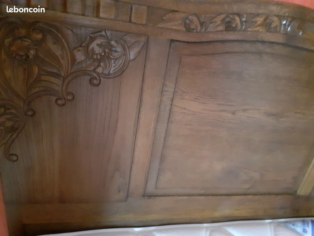 LIT 2 places (Ensemble de literie en bois massif-style et confort) (image 2)
