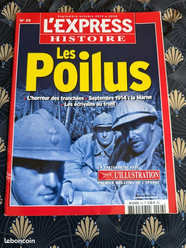 L’express histoire - N°26 - Les Poilus - Septembre-Octobre 2014 (image 1)