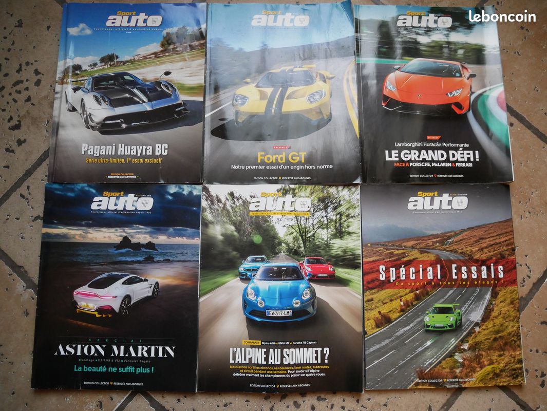 Lot 6 magazines (image 1)
