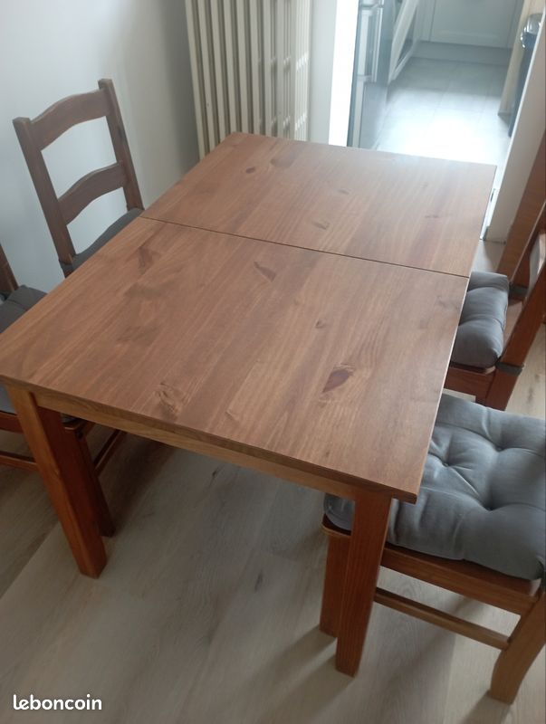 Table à manger × 4 chaises (image 2)