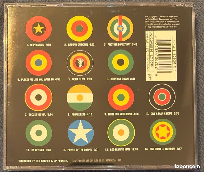 CD - Ben Harper - Fight for your mind (image 2)
