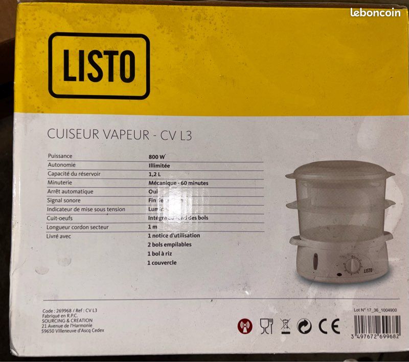 Cuiseur vapeur (image 2)