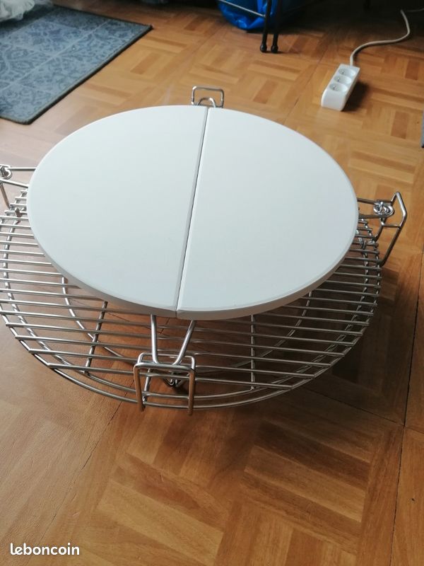 Grilles de cuisson multi-niveaux avec déflecteurs de chaleur en céramique, kit système (image 4)