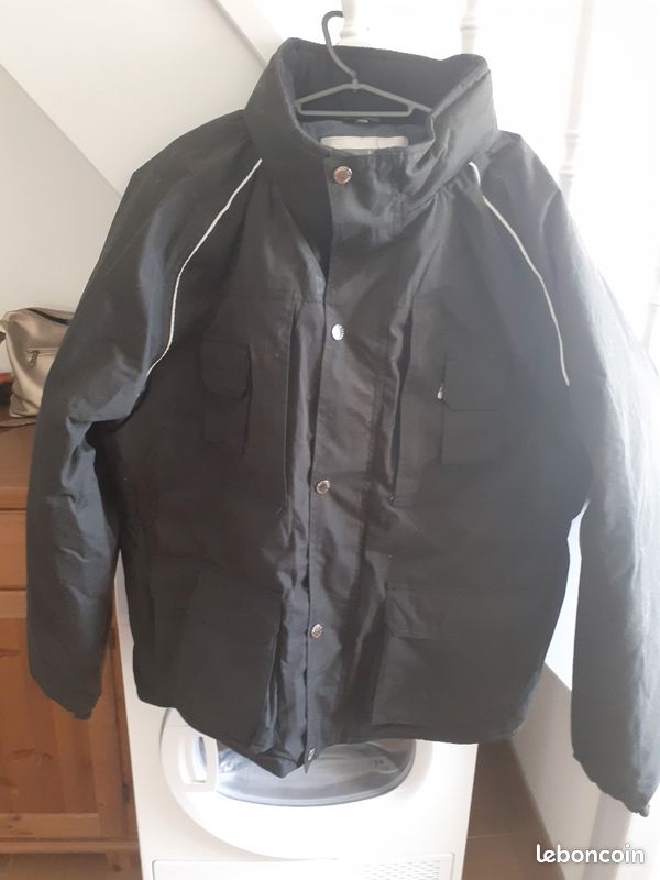 Blouson homme noir (image 1)