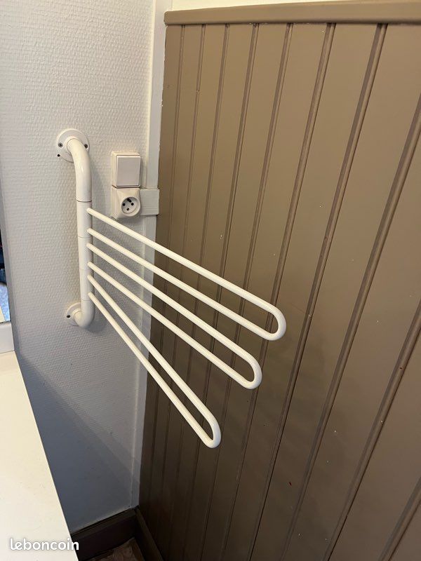 Porte serviette - 3 barres rotatives (image 2)