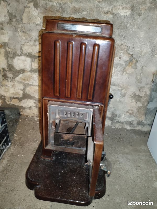 POELE a BOIS - CHAPPEE - FONTE EMAILLEE - PARFAIT ETAT (image 2)