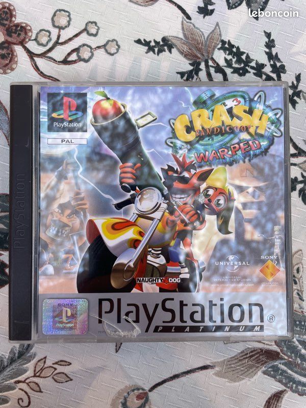 JEU SONY PLAYSTATION 1 PS1 Crash Bandicoot 3: Warped Complet Notice