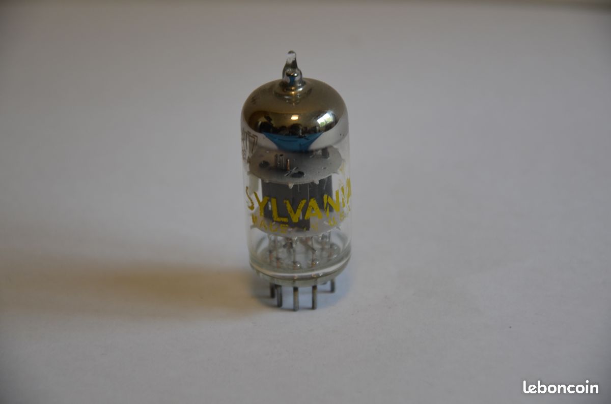 RADIO TSF LAMPES tubes MAZDA 12 AT7 ECC81 état neuf marque CIT AT 6018